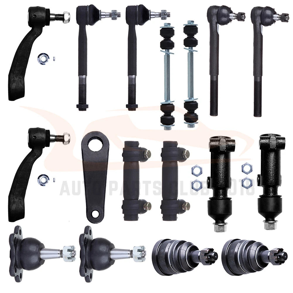 17Pc Front Ball Joints Sway Bar Tie Rod for Chevrolet Express 1500 2500 (1996–2002)