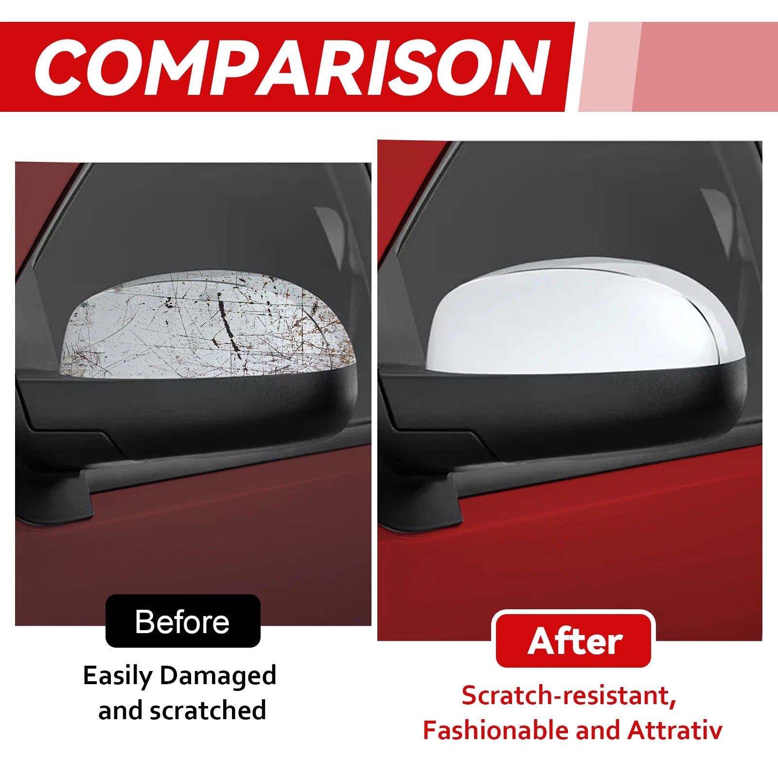 Set of 2 Chrome Mirror Cover Caps for Chevy Silverado Tahoe GMC Sierra Yukon (2007–2013)