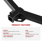 2 Inch Trailer Hitch Receiver for Toyota Highlander (2008-2013)
