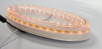 LED Oval Hood Side Emblem Lights Replacement for Peterbilt Clear Amber (2005–2015)
