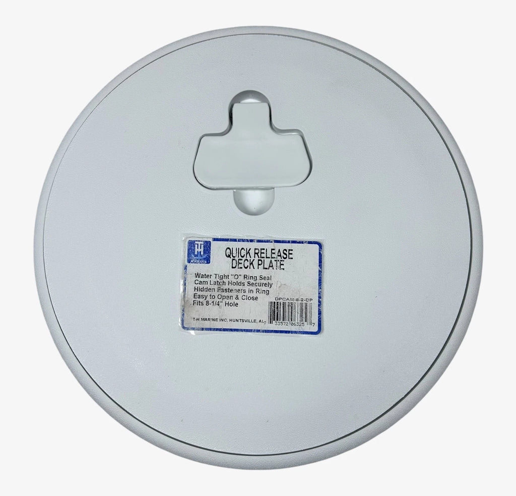 Quick Release Deck Plate with O Ring Seal 8.25" for TH Marine DPCAM-8-2-DP