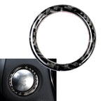 Carbon Fiber Engine Start Stop Button Ring Cover for Mercedes-Benz A B C GLC GLA (2013–2023)