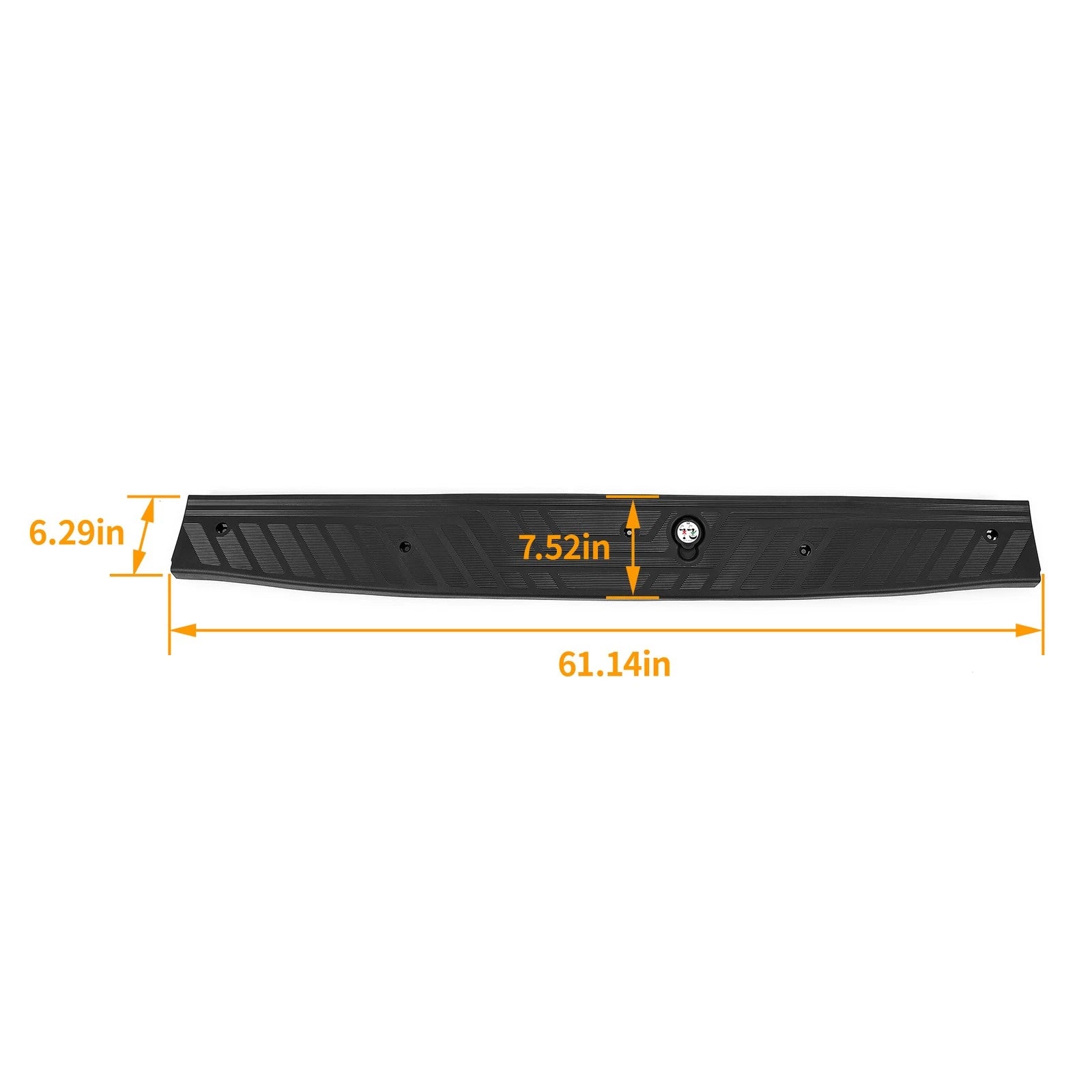 Rear Door Plate Panel Step Bumper Pad for Ford Transit-150/250/350/350HD (2015–2025)