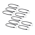 Set of 4 31" Heavy Duty Rubber Tarp Straps Tie Down Bungee Cords