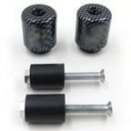 Carbon Bar Ends Weights Sliders for Yamaha YZF-R1 (1998–2012) Rubber