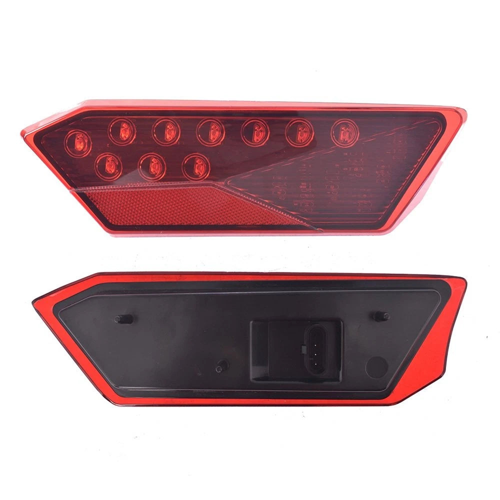 Red LED Tail Lights for Polaris RZR 1000 XP 900 900s Turbo (2014–2023)