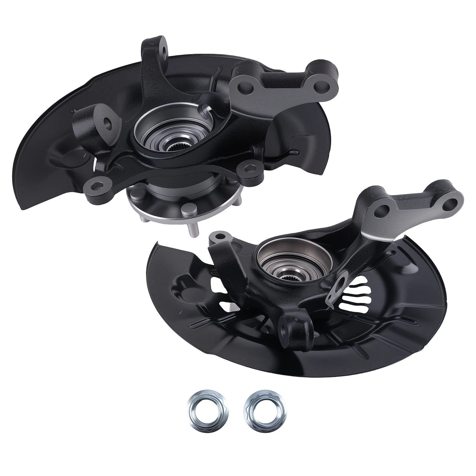 2X Front Steering Knuckle & Wheel Hub Bearing for Toyota Camry (2018–2023) 698-383