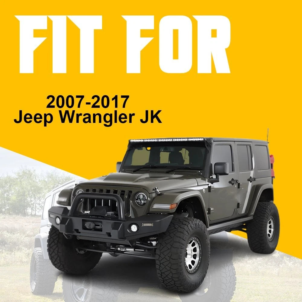 Rear License Plate Delete Panel Seal Cover for Jeep Wrangler JK (2007â2017)