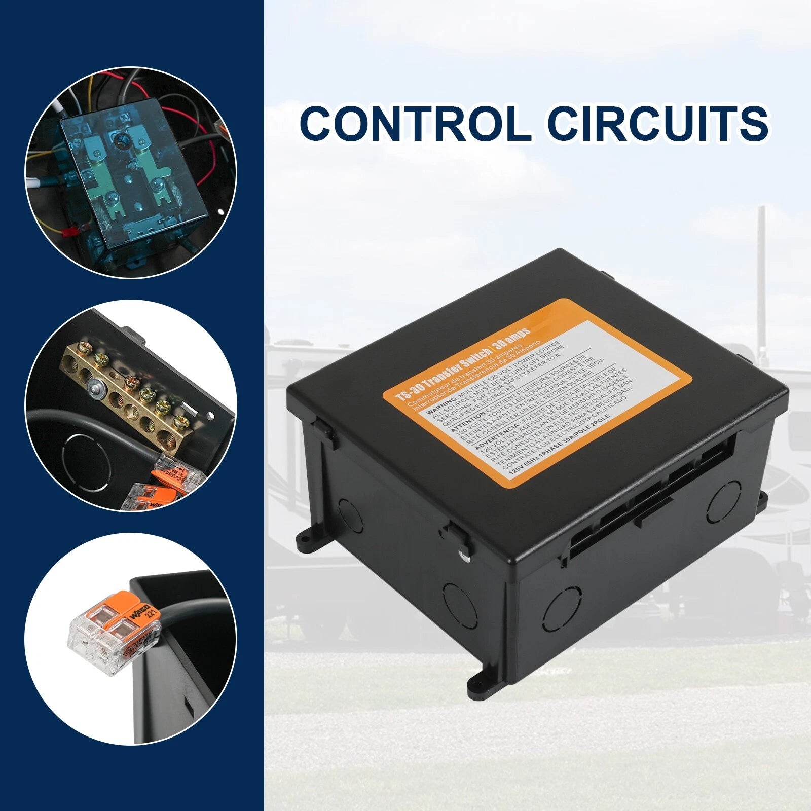 30 Amp Automatic Transfer Switch for Inverter