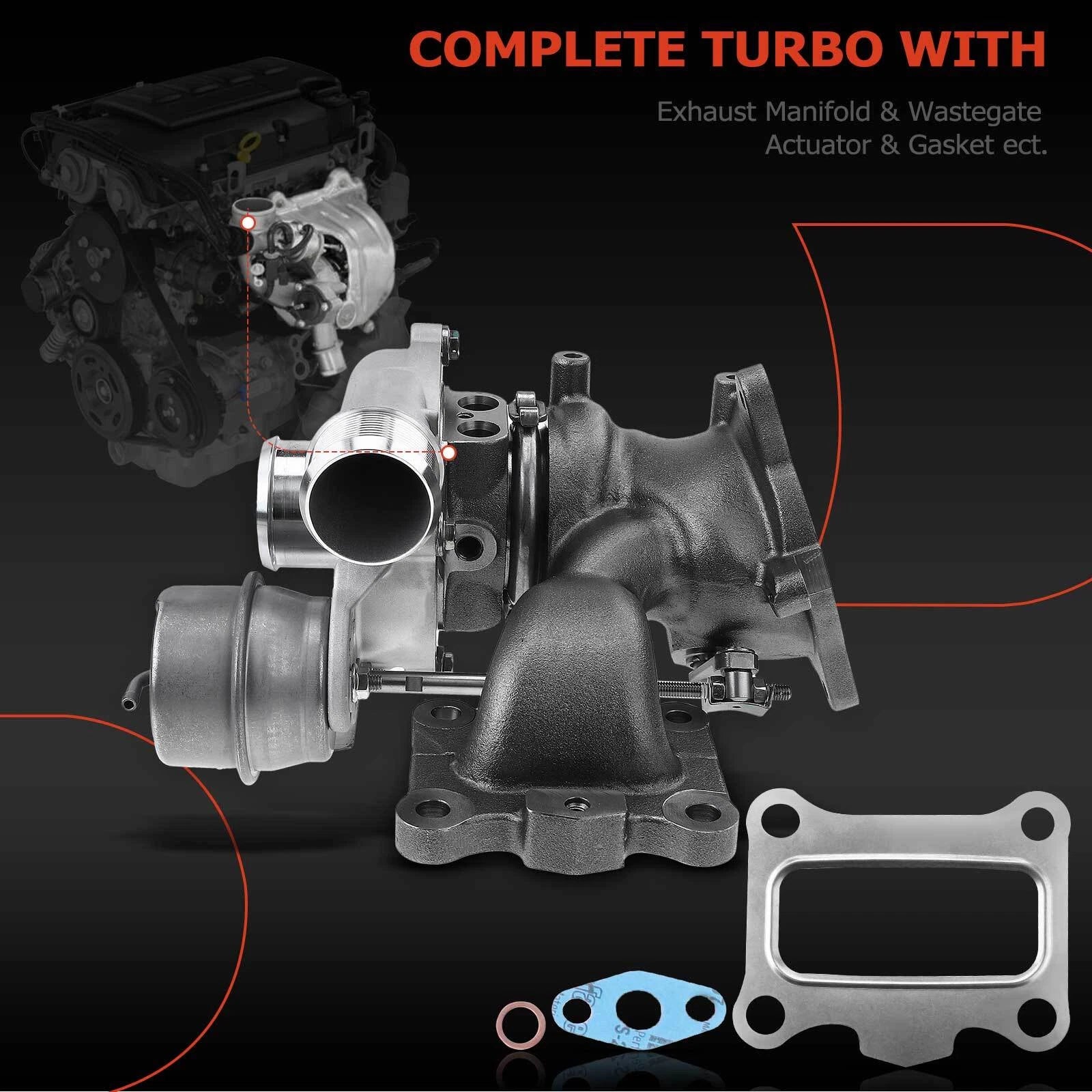 Turbocharger for Ford Escape Fusion (2014–2019) L4 1.5L
