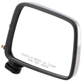 Manual Mirror for Nissan D21 (1986–1994) Right Black Base Chrome