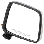 Manual Mirror for Nissan D21 (1986–1994) Right Black Base Chrome