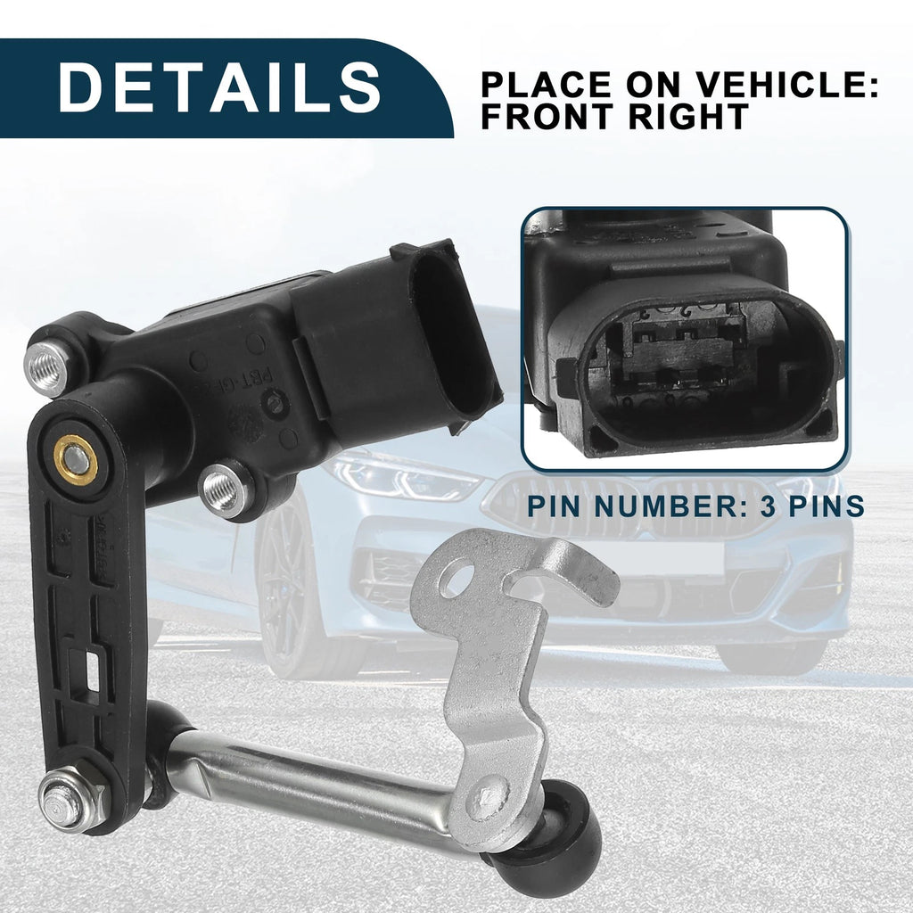 Air Suspension Ride Height Level Sensor for BMW i3 (2014–2021) No. 37146870200