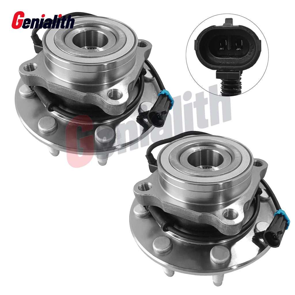 8 Lug Front Wheel Bearing and Hub for Chevrolet Silverado GMC Sierra 2500 HD (2001–2010)