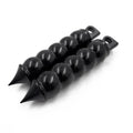 Black Bubble FootPeg Set for Harley Road King Sportster 883 1200
