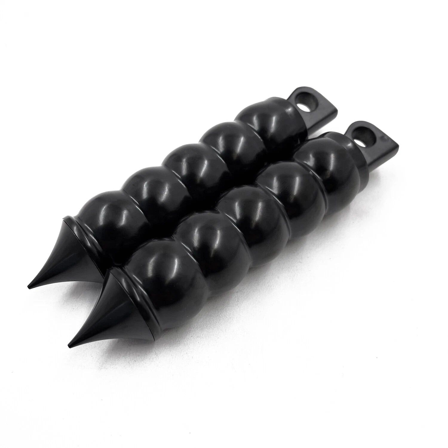Black Bubble FootPeg Set for Harley Road King Sportster 883 1200
