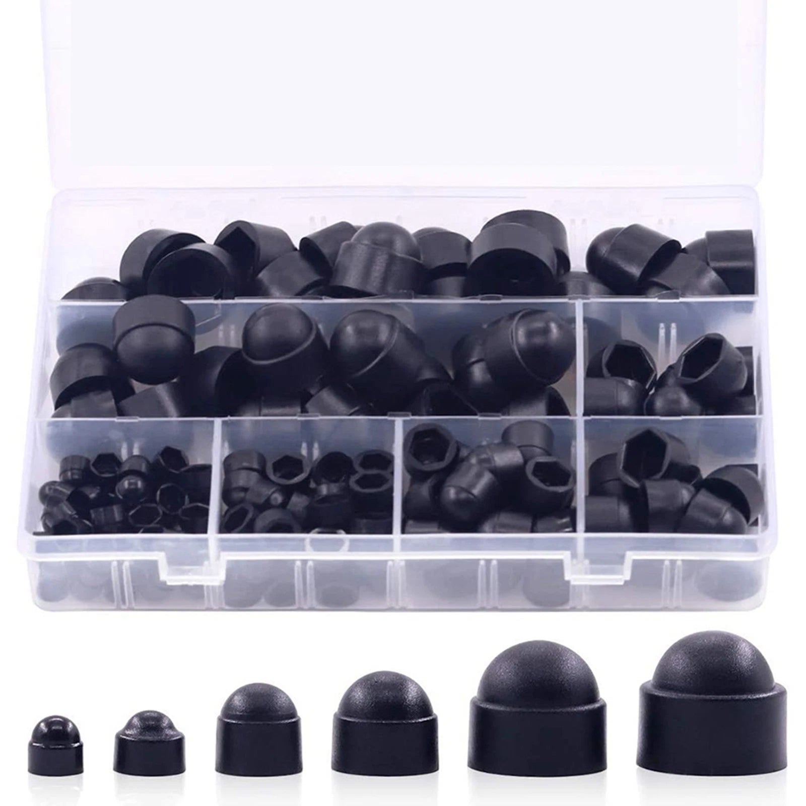 160pcs Nylon Nut Covers for Indoor and Outdoor Use