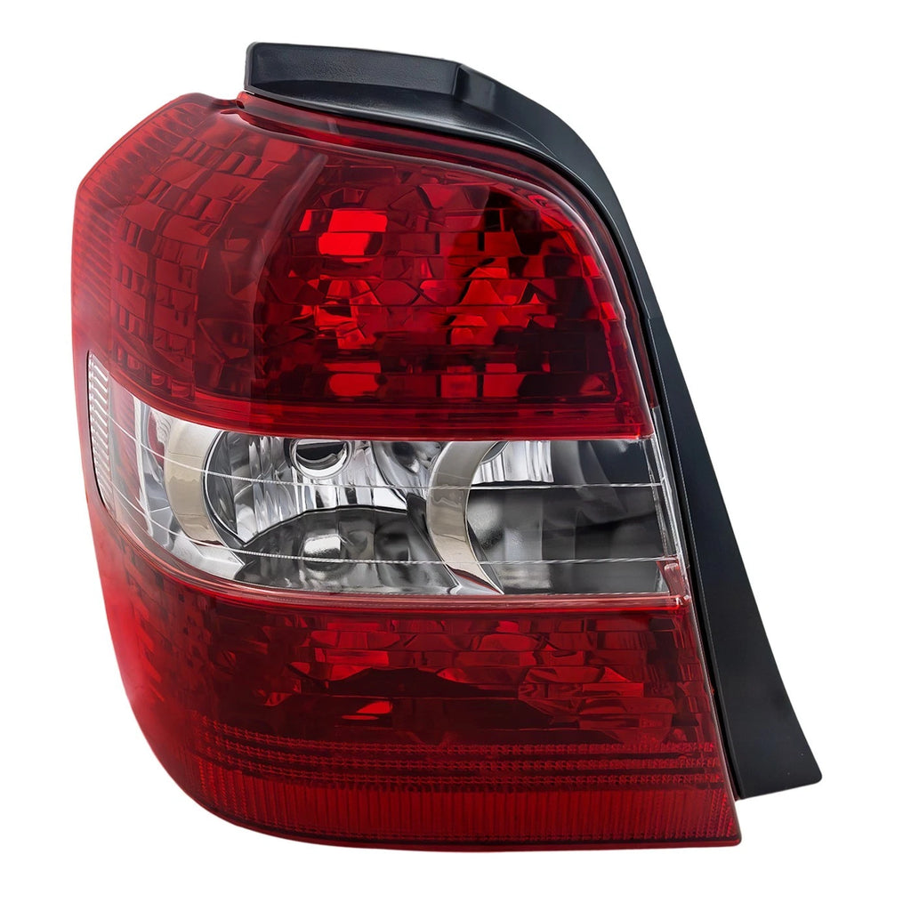 Halogen Tail Light for Toyota Highlander (2004–2007) Driver Side Red/Clear Lens
