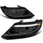 Pair LED DRL Bar Projector Headlights for Kia Sorento (2014–2015)