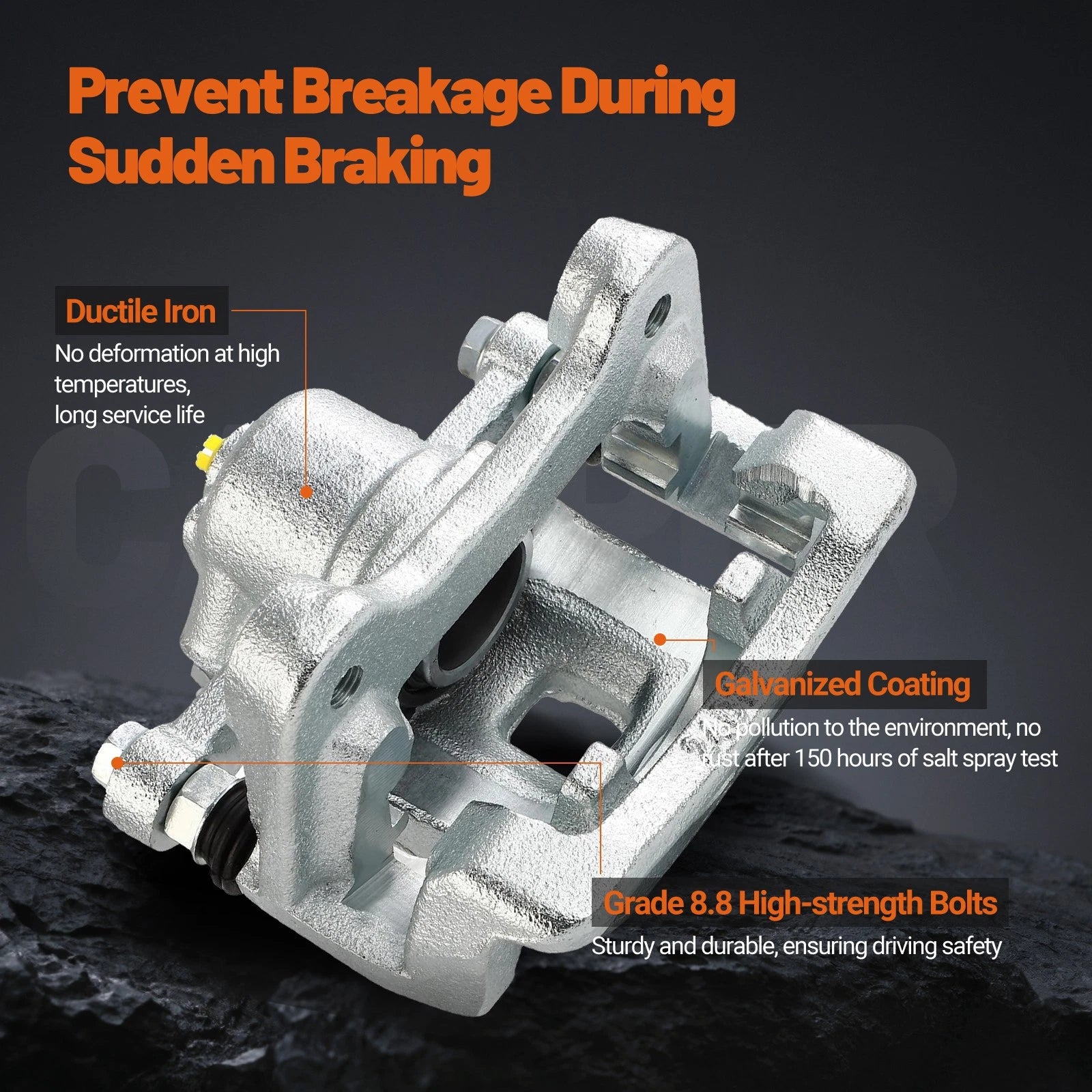 2X Rear Brake Caliper w/ Bracket for Hyundai Azera (2012–2017) Kia Optima