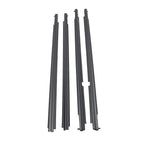 Set of 4 Outer Door Belt Moulding for Toyota Land Cruiser 200 (2008–2015) Black