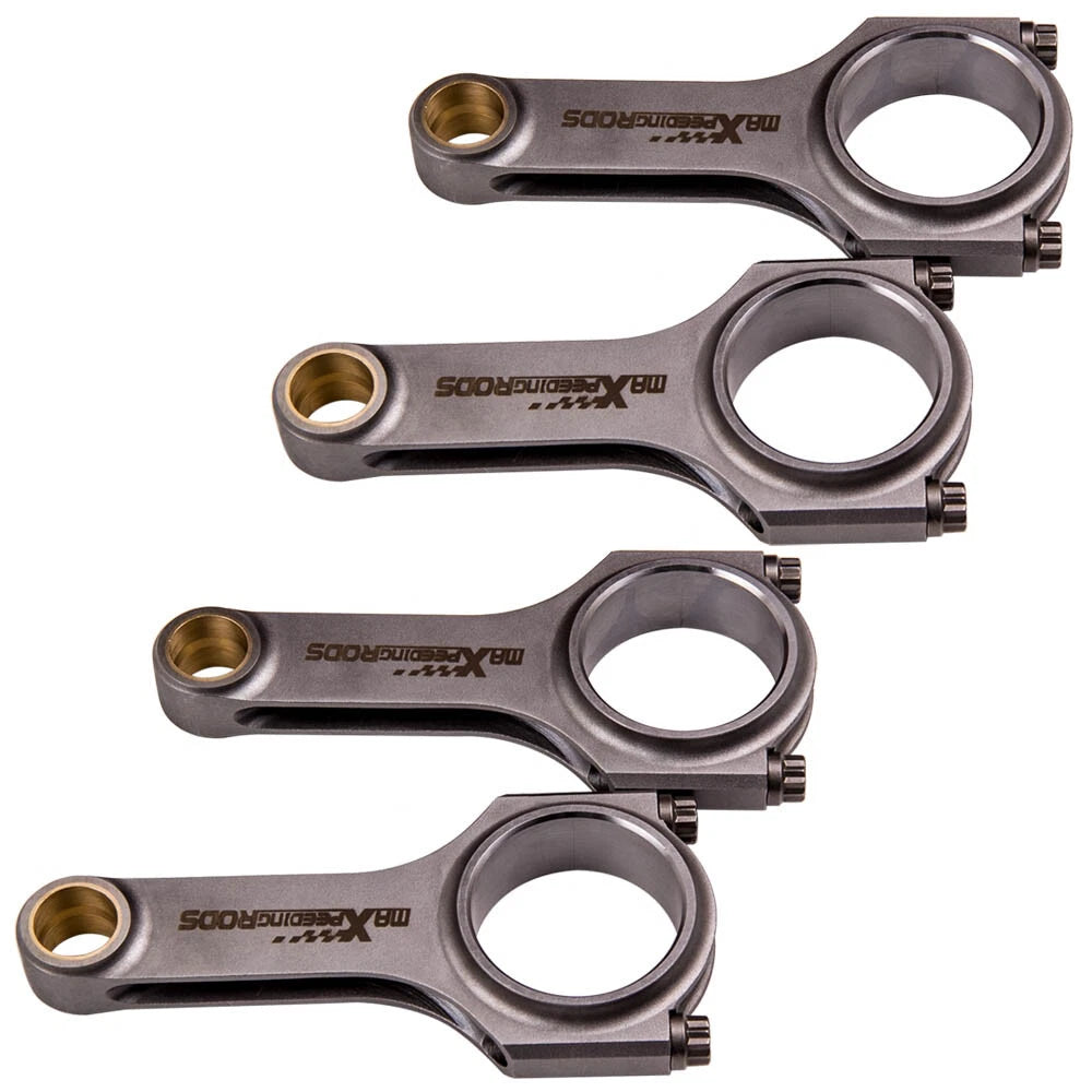 Forged H-Beam Connecting Rods with ARP Bolts for Toyota Corolla (1970–1987)