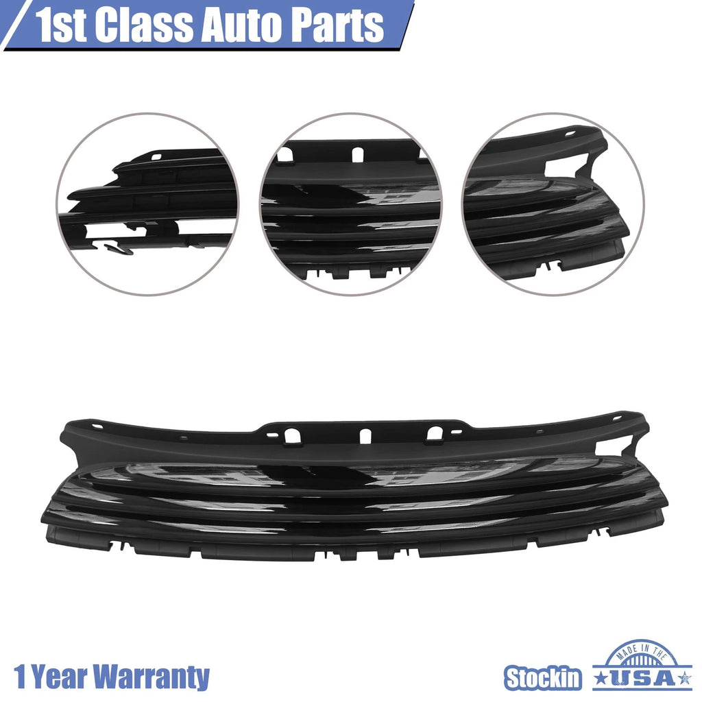 Glossy Black Hood Molding Grille for Mini Cooper (2011-2015)