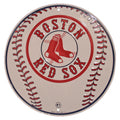 12" Round Metal Baseball Sign for Man Cave Sports Room