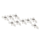 10x Door Sill Rail Scuff Plate Clips for Porsche Cayenne (2003–2010)