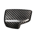 Gear Shift Knob Cover Sticker Trim for Audi A4 B9 A5 Q7 (2017–2018) Carbon Fiber RHD