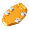 Kickstand Side Stand Plate Pad for YAMAHA YZF R3 (2015-2016) GOLD