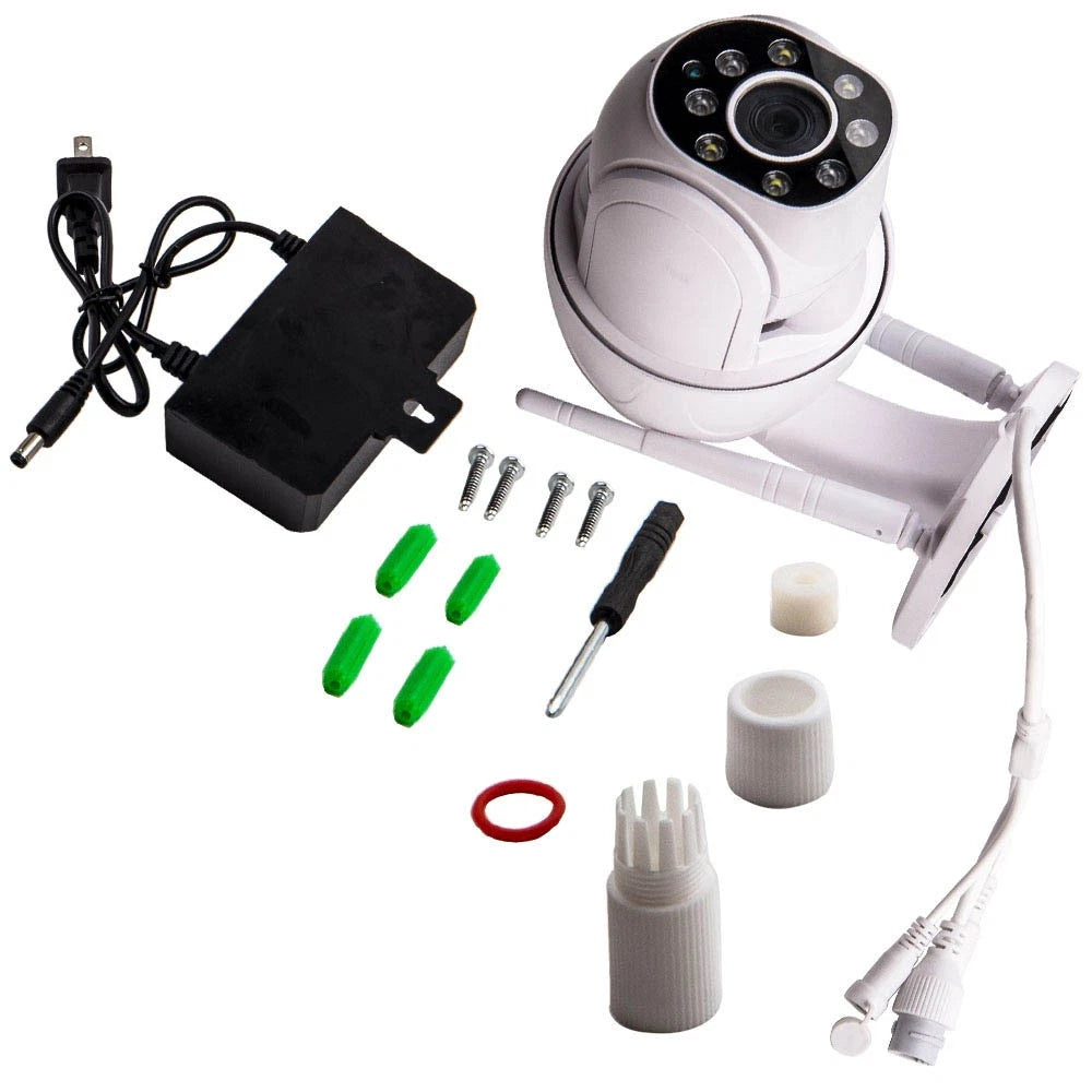 1080P HD PTZ IP Speed Dome Camera for Security (Wireless, Night Vision)