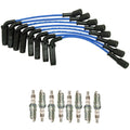 Set of 8 NGK Iridium IX Spark Plugs & Wire Set for Express 3500 Sierra 2500 HD