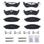 8pcs Ceramic Brake Pads Kit for Ford Crown Victoria (2003–2011) D931 D932