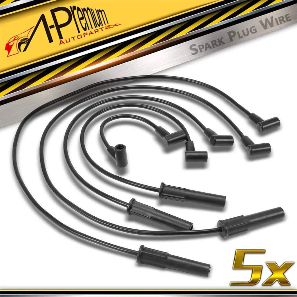 5x Spark Plug Wire Set for Chevrolet S10 Blazer GMC S15 (1983–2005)