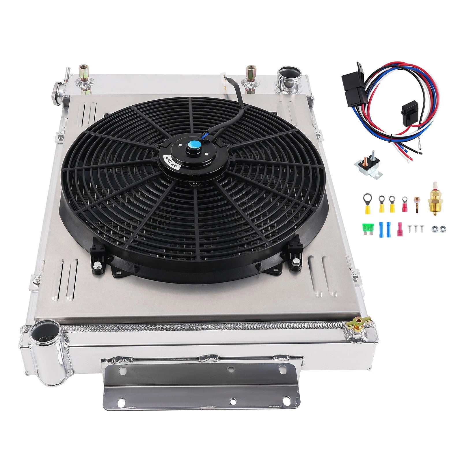 3-Row Radiator Shroud Fan for Chevy Camaro/Firebird (1967–1969)
