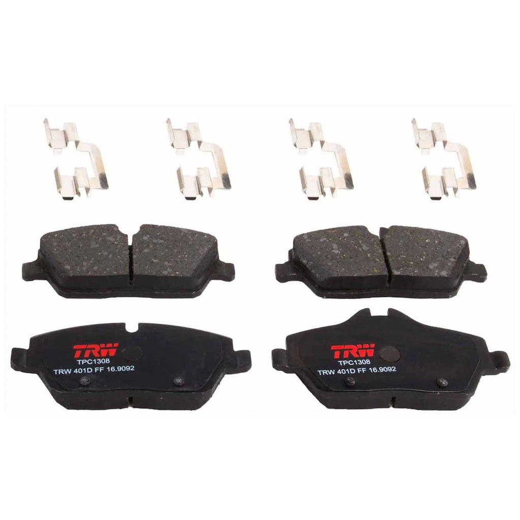 Set of 2 Brake Disc and Pad Kits for Mini Cooper