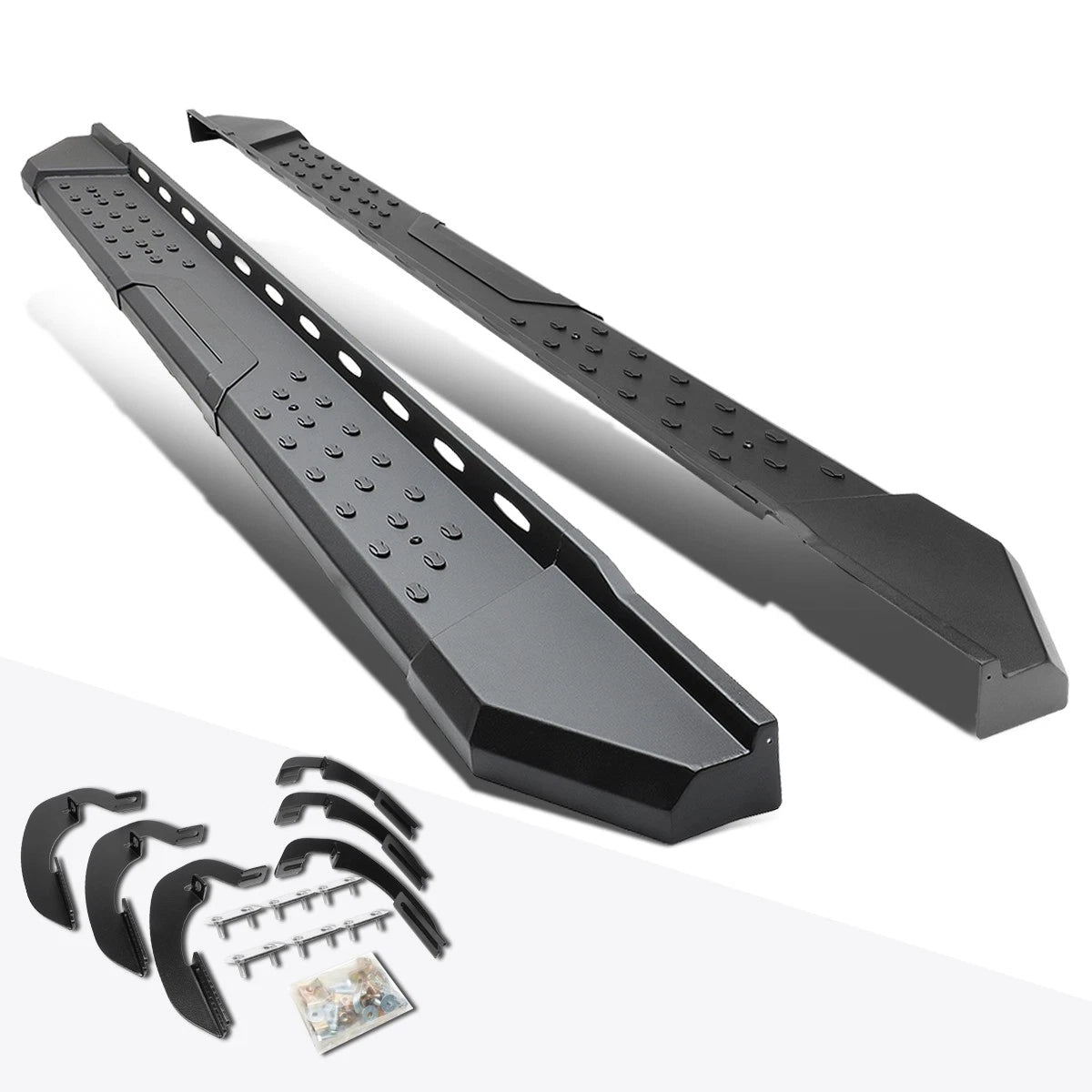 Set of 2 Side Step Nerf Bars for Silverado/Sierra Crew Cab (2007–2020)