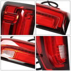 Tail Light Assembly for GMC Sierra (2019â2022) Left Side LED Black Housing