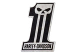 Skull Logo Tin Magnet for Harley-Davidson (Custom Shape, 2.2 x 3.2 inches)
