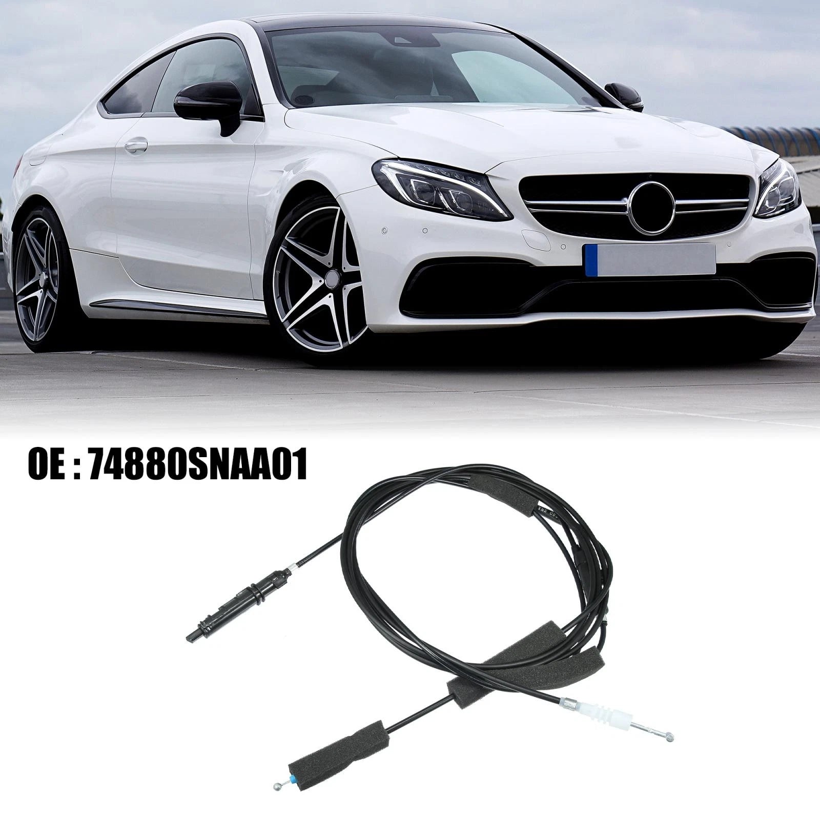 Trunk Lid Fuel Door Release Cable 74880SNAA01 for Honda Civic (2006–2011)