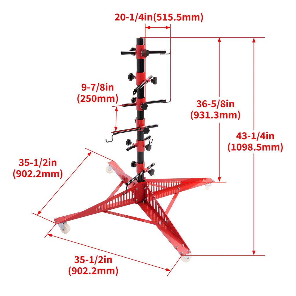 Heavy-Duty Door Bumper Spoiler Stand for Auto Body (Universal)