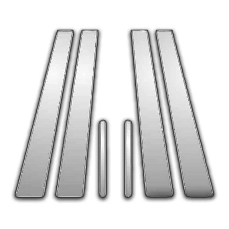 6Pc Chrome Pillar Post Covers for 99-04 Toyota Avalon - P6606