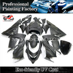 Black Carbon Fiber Fairing Kit for Kawasaki Ninja ZX10R (2004–2005)