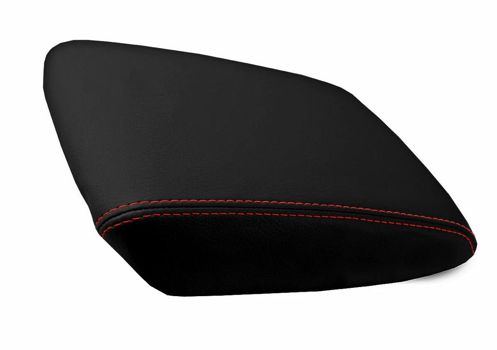 Armrest Cover for Acura TL (2004–2008) Leather Red Stitch