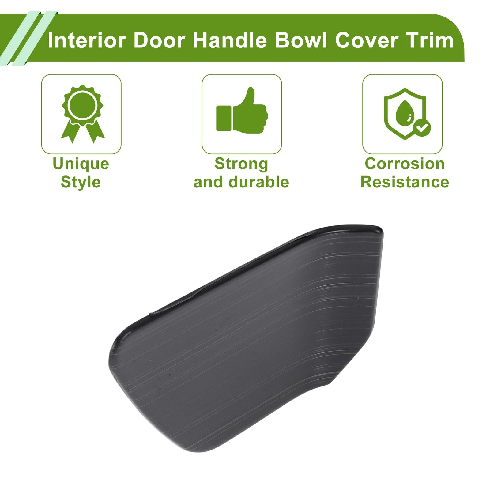 Interior Door Handle Bowl Cover Trim for Nissan Rogue (2021–2025) Black