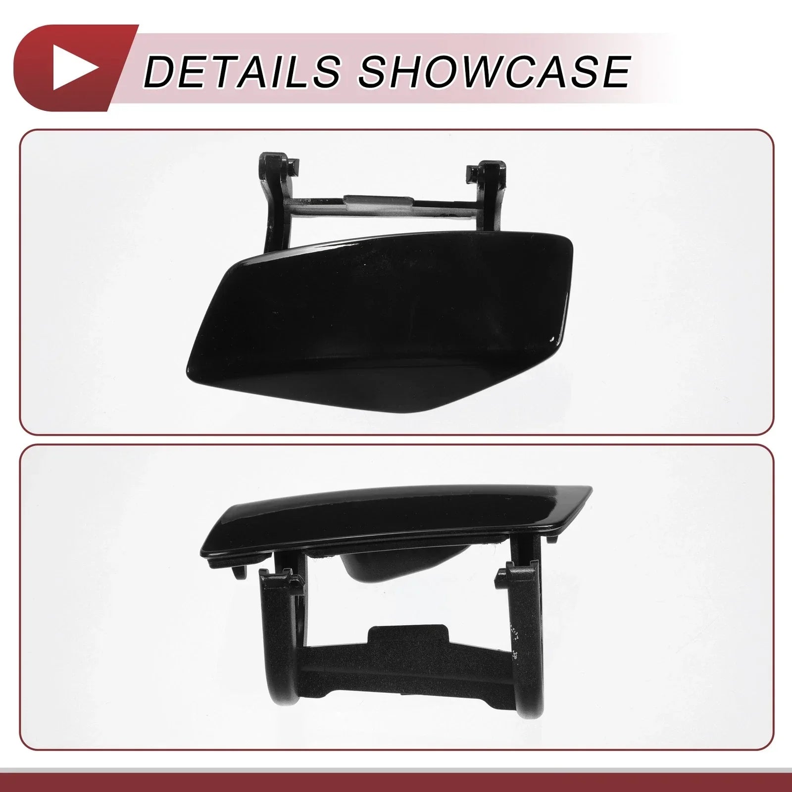 Front Left Washer Nozzle Cover for Mercedes-Benz CLA250 (2014-2019) Black