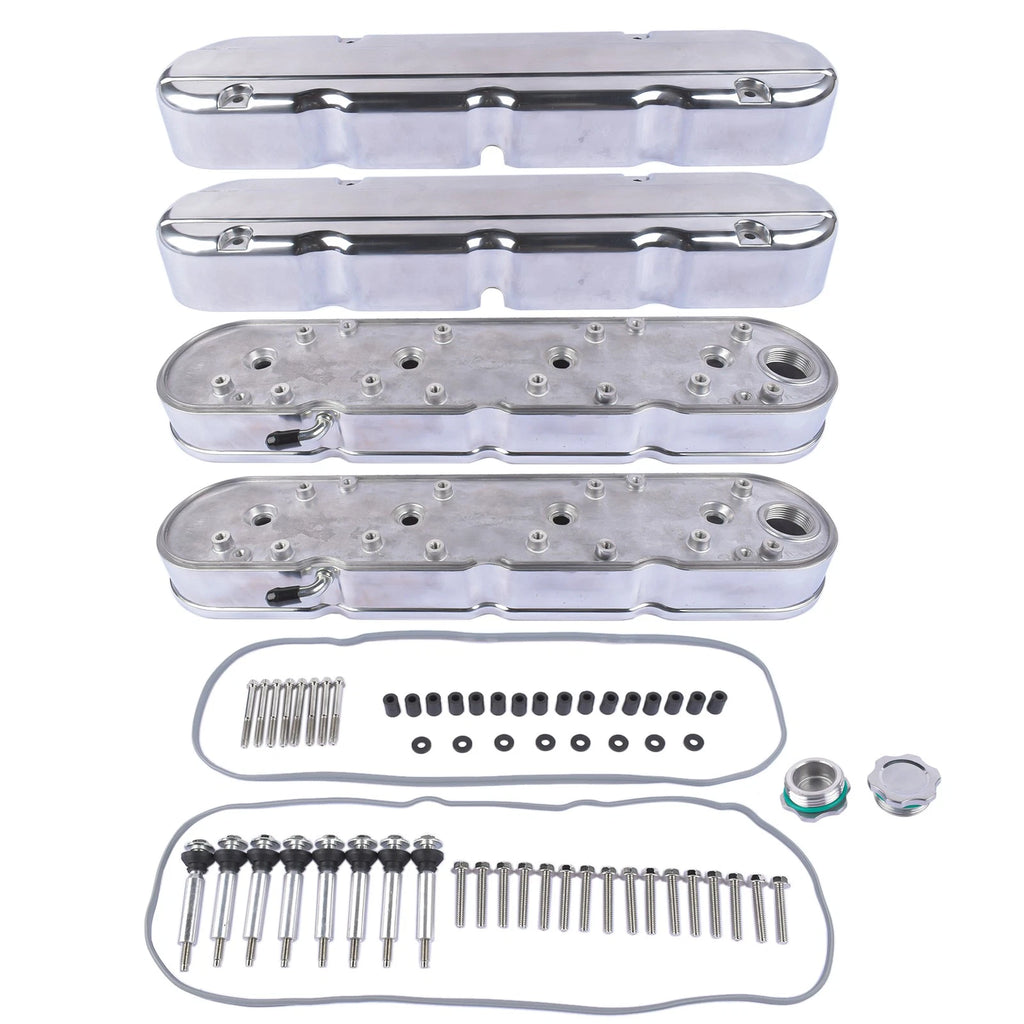 Polished Aluminum Valve Covers for LS1 LS2 LS3 LS7 (2000-2023)