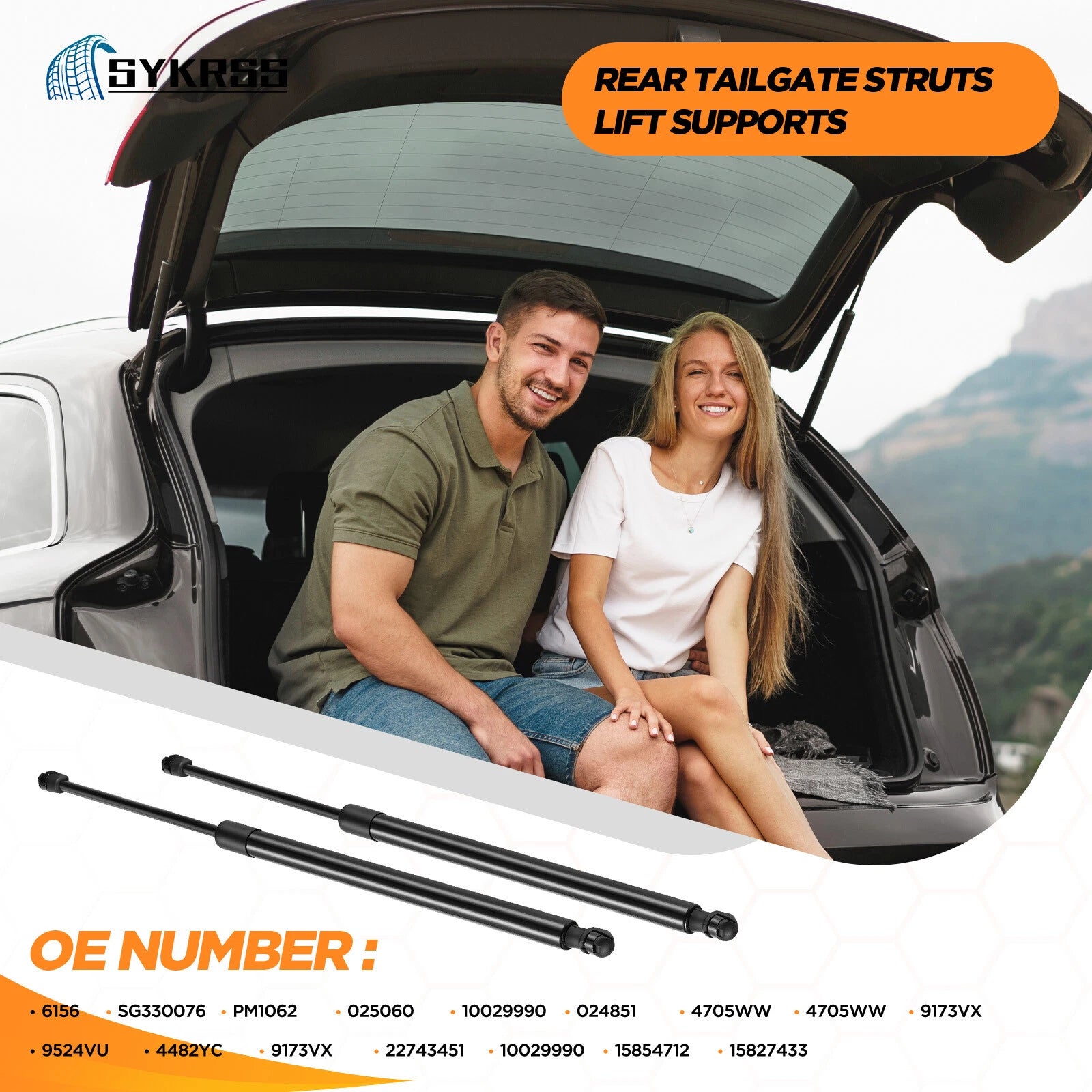 Rear Hatch Lift Support Struts for Chevrolet Suburban (2007–2014)