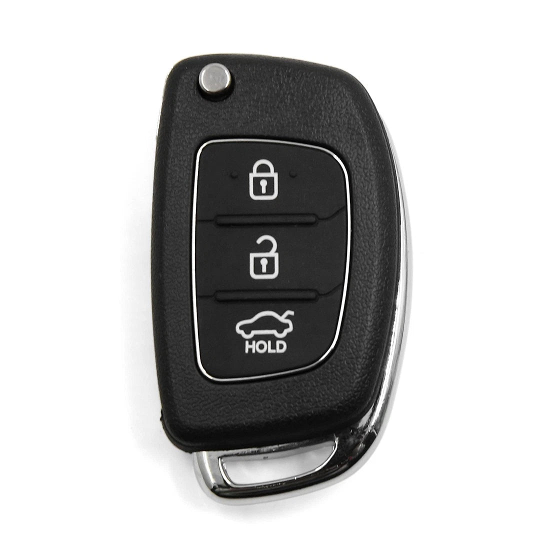 2X Flip Folding Key Remote Fob Case Replacement for Hyundai (Uncut)